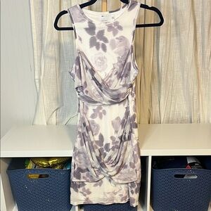 Asos Purple Floral Mini Dress, Size 10